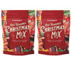 Hammonds Old Fashioned Christmas Candy Mix Hard Candy Assortment with Ribbon Candy Peppermint Straws Christmas Art