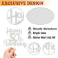 Sotpot Happy 50Th Birthday Cake Topper Silver Glitter 50Th Cake Toppers 50 Birthday Cake Decorations Cheers To 50 Fabulous Party