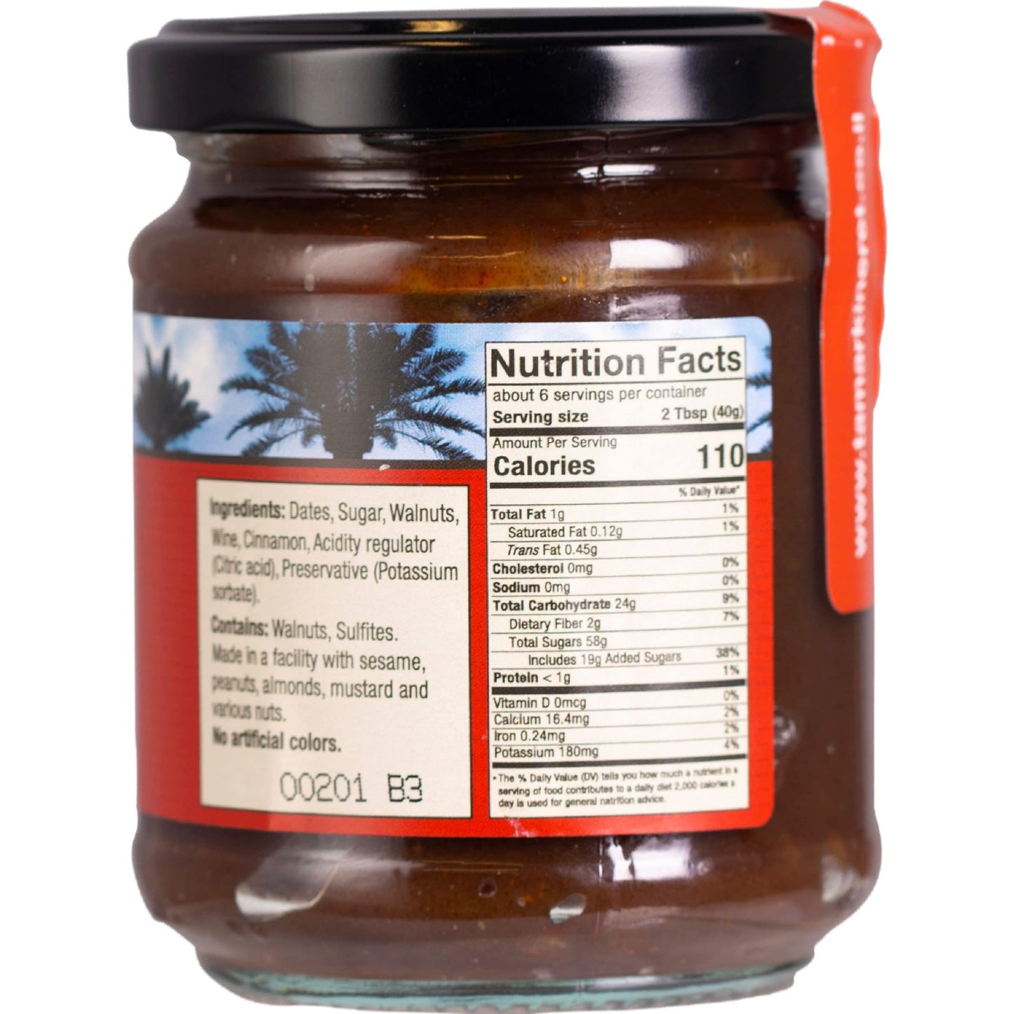 Kosherific Charoset Date & Walnut Spread, 8.57oz | Kosher for Passover Traditional Charoses