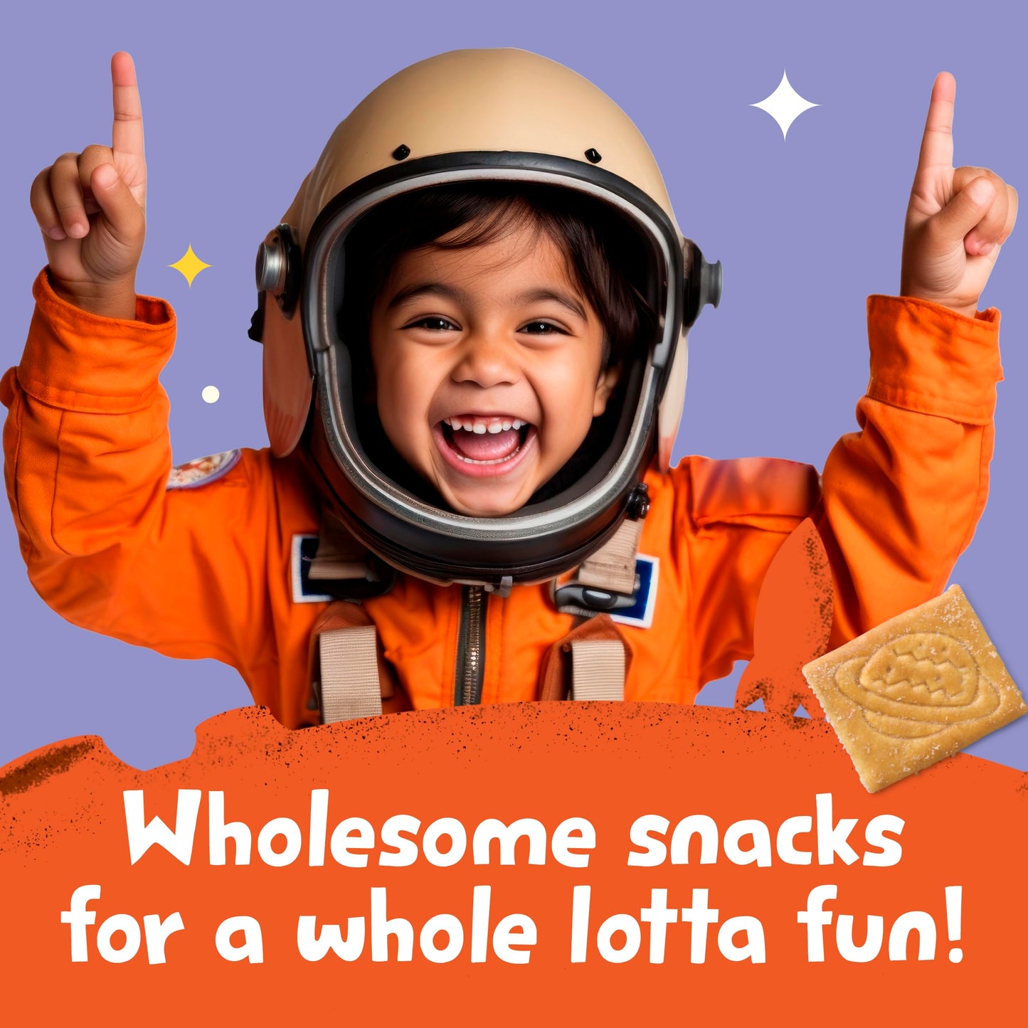 Get'Ems! From Gerber, Snacks For Kids, Maple Space Crackers Snacks For Kids, Made With Real Veggies & Fruits, Iron & Vitamin E -