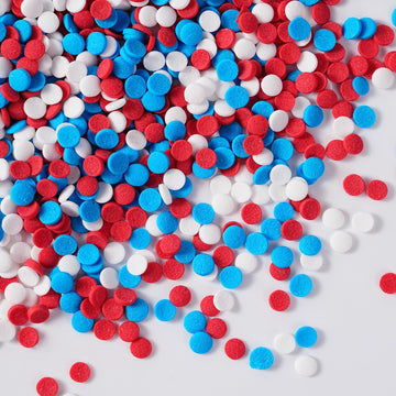 Edible Confetti Sprinkles For Cake Decorating, Red White And Blue Sprinkles, 4Th Of July, Patriotic Confetti For Cake, Cupcakes,