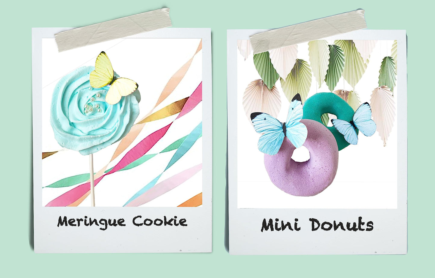 Sugar Robot Edible Butterflies - Pastel Cake Toppers - Wafer Material - 4x0.5 - Purple - Assorted Sizes - Made in the USA