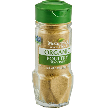 Mccormick Gourmet Organic Poultry Seasoning, 0.87 Oz