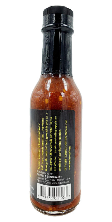 HellS Passion Habanero Hot Sauce
