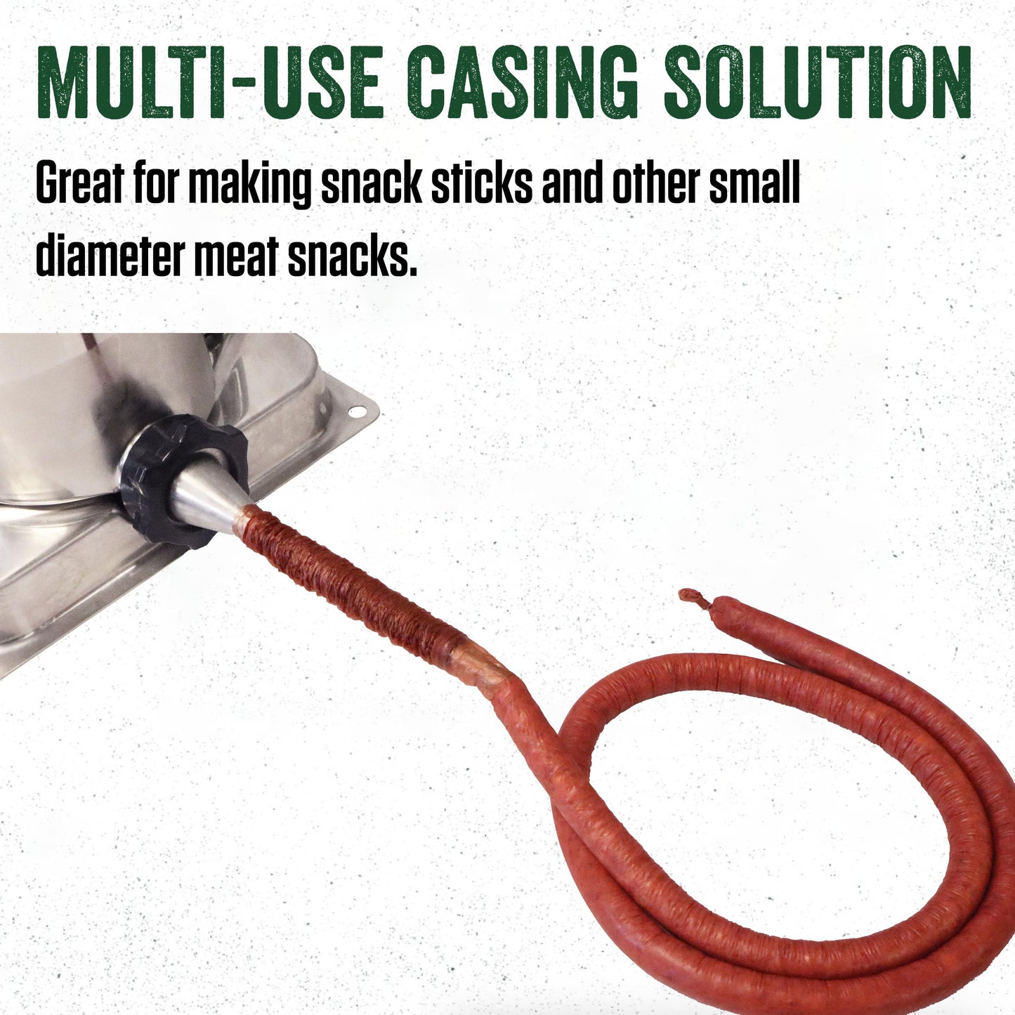 LEM Products Mahogany Smoked Collagen Casings, Edible Sausage Casings, 19mm, 2 Count Pack