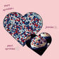 Confect Edible Sprinkles – Red, White, Blue & Silver Dragees for Cake & Cupcake Decorating – 4.2 Oz – Vegan, Gluten-Free