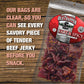 Old Trapper Beef Jerky, Hot & Spicy 10-Ounce Individual Pack, Tender And Spicy Meat Snacks For Lunches Or Between Meals, 11 Gram