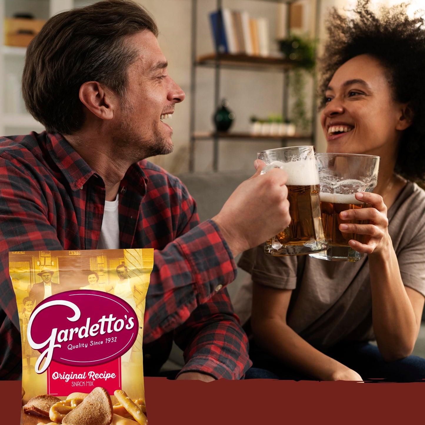 Gardetto'S Snack Party Mix, Original Recipe, Multipack Pub Mix Bags, 1.75 Oz (Pack Of 42)