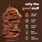 IQBAR Brain and Body Plant Protein Bars - Chocolate Lovers Variety - 36 Count, Low Carb, High Fiber, Gluten Free, Vegan Snacks -
