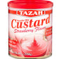 TAZAH Strawberry Custard Powder Mix, No Added Sugar, 12.3 Oz (350g) Tin