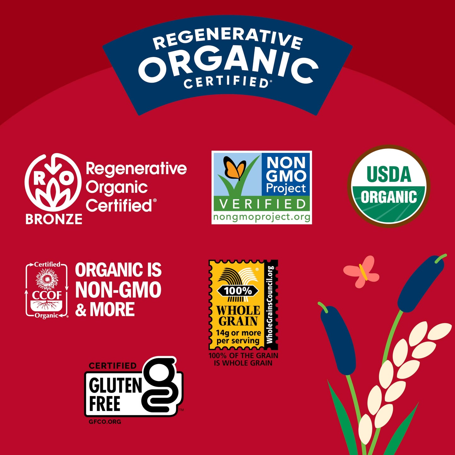 Lundberg Thin Brown Rice Cakes, Red Rice & Quinoa, 6-Pack -Regenerative Organic Certified Thin Rice Cakes, Healthy Snacks, Vegan