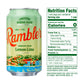RAMBLER Lemon-Lime Sparkling Water, 12-Ounce Cans, Pack of 24, Texas Limestone Filtered