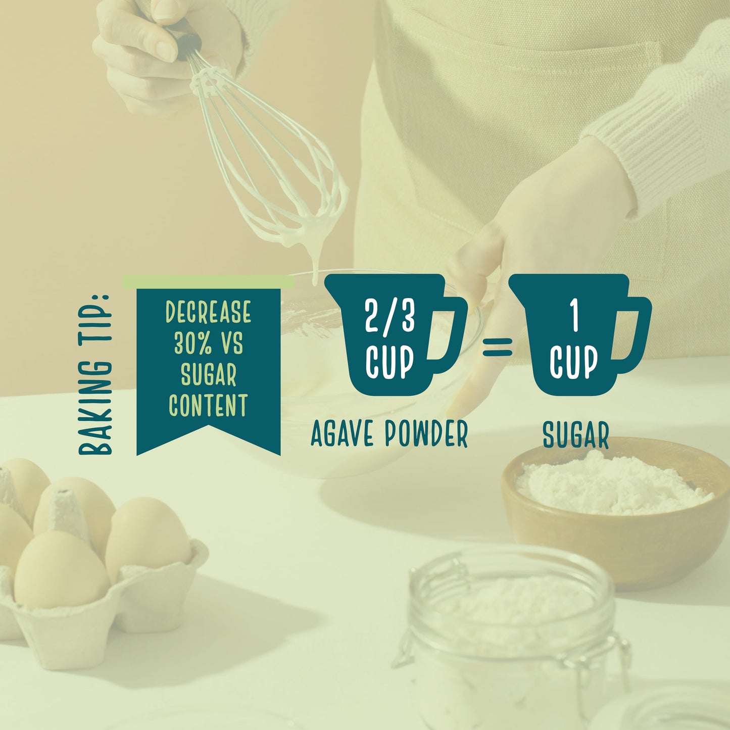 BLUE GREEN ORGANICS | Agave Crystals | Agave | Keto | Vegan | Gluten Free |Sugar alternative |Low carb | Sweetener | Family-frie