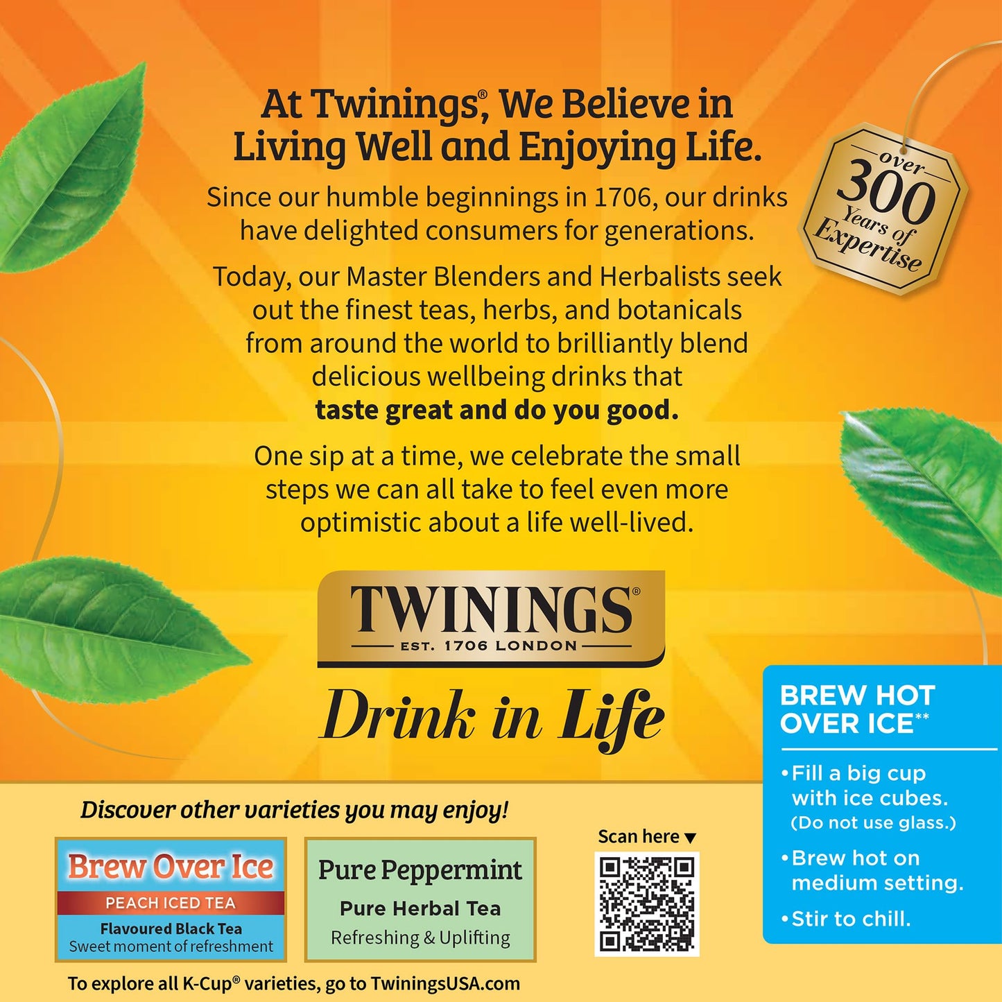 Twinings Lemon & Ginger Herbal Tea K-Cup Pods, Naturally Caffeine Free, 12 Count (Pack of 6), Model COMINHKG075964