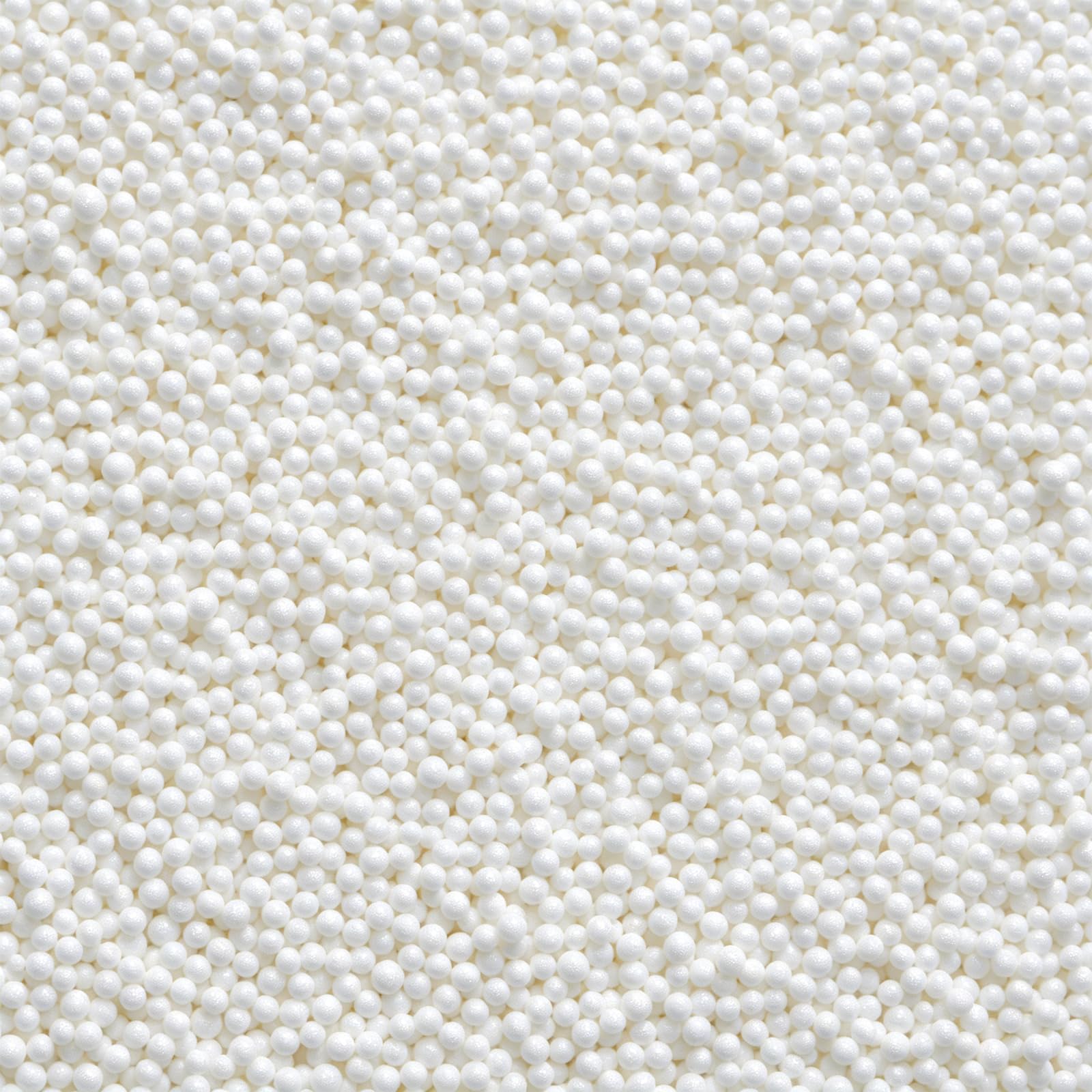White Nonpareils Sprinkles - 4.6oz Edible 2mm Pearl Sprinkles for Cake Decorating, Cupcake, Cookie, Baking, Donuts, Ice Cream To