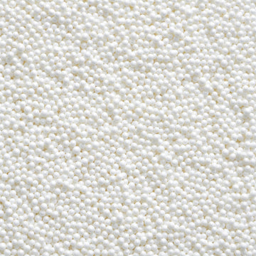 White Nonpareils Sprinkles - 4.6oz Edible 2mm Pearl Sprinkles for Cake Decorating, Cupcake, Cookie, Baking, Donuts, Ice Cream To