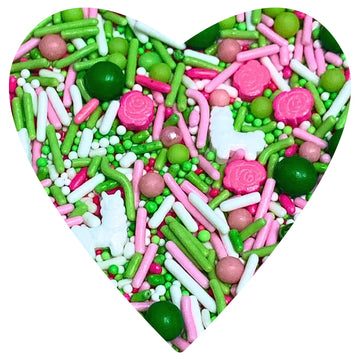 COOL MOM SPRINKLES Llama Cactus Sprinkles (4 oz.) - Festive Themed Sprinkles for Decorating Desert Cakes, Cupcakes, Cookies & De