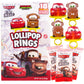 Imaginings 3 Disney Pixar Cars Lollipop Rings, 18 Count, Medium Size, Lightning McQueen and Mater Decorated Birthday Party Favors