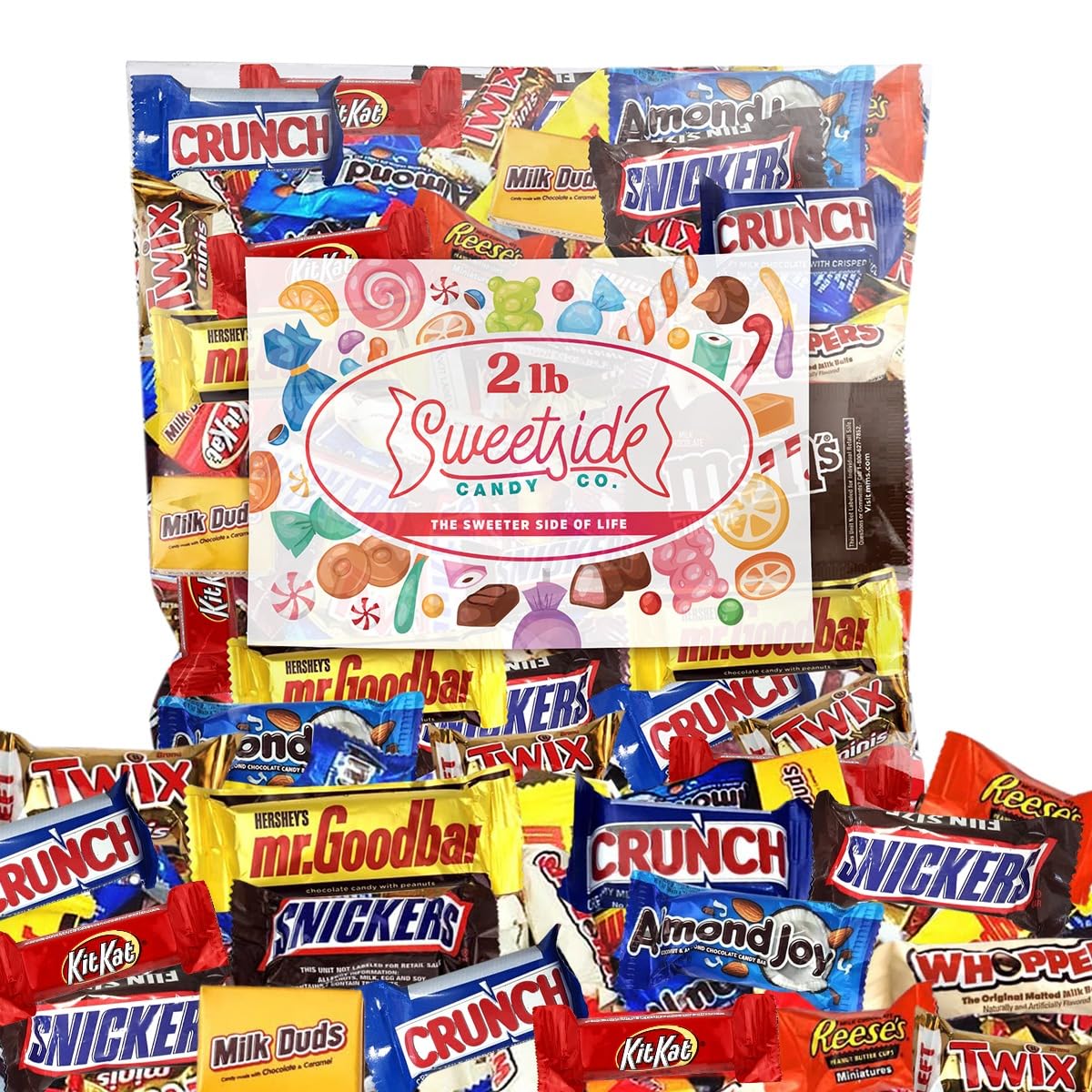 Chocolate Candy Variety Pack - 2 Lbs Assorted Bulk Chocolate Mix - Movie Night Supplies, Snack Food Gift, Office Candy Assortmen
