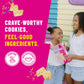 Mavericks Cookie Variety Pack - Healthy Cookies, Plant Based Snack For Kids - Chocolate Chip, Double Chocolate & Birthday Cake -