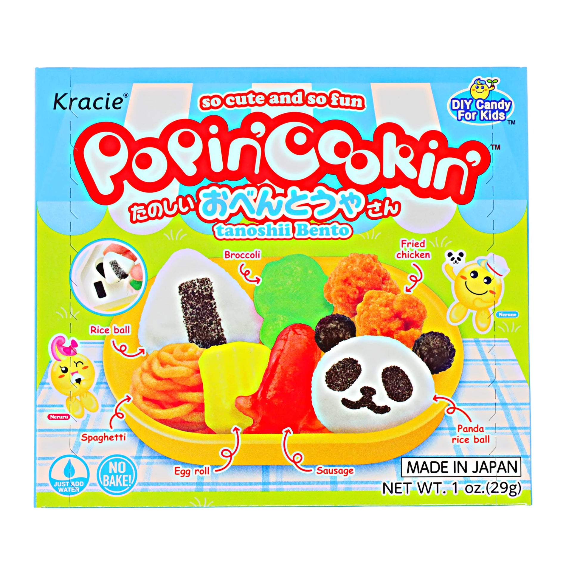 Kracie Popin' Cookin' Diy Candy Bento Kit, No Bake, 1 Ounce (Pack Of 1)