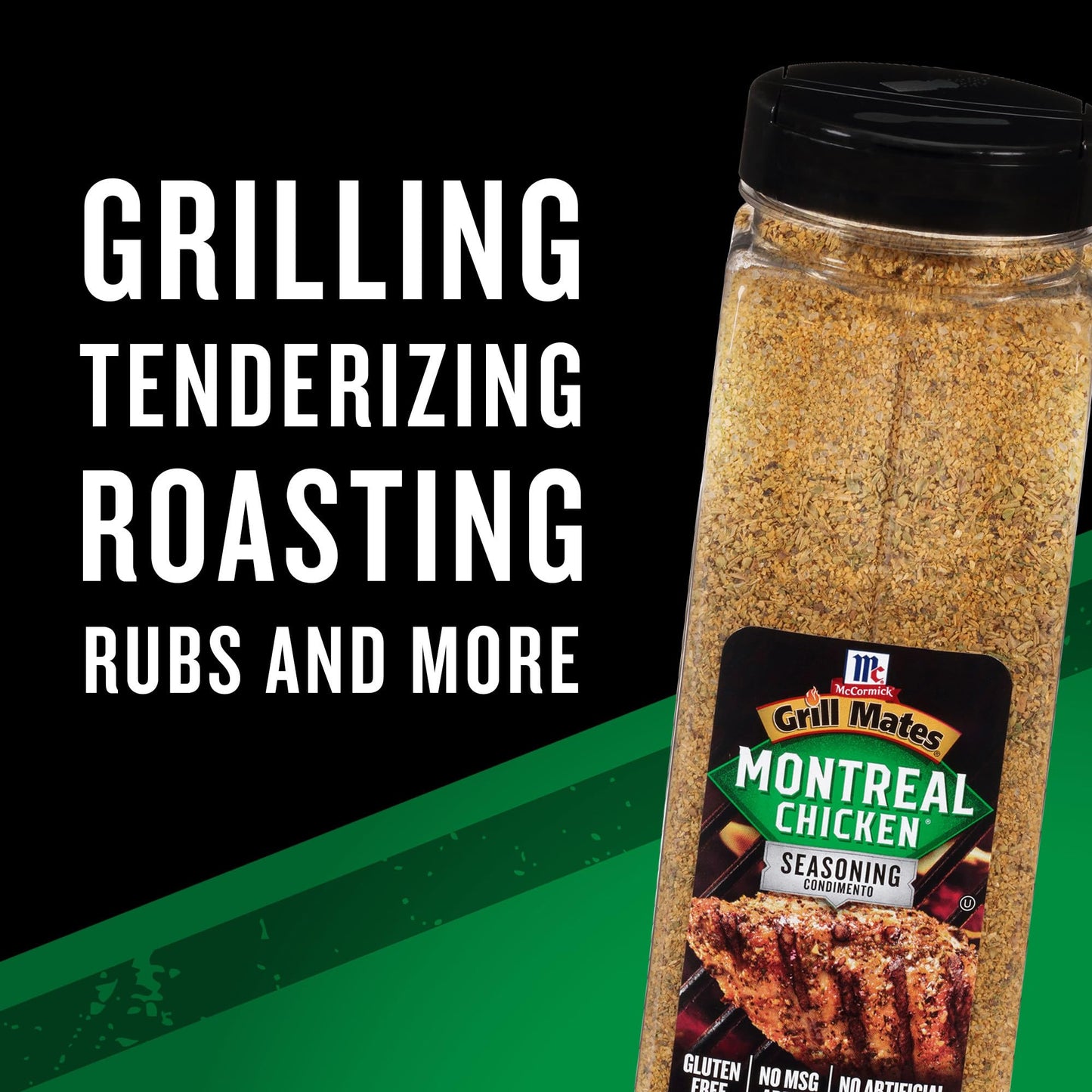 McCormick Grill Mates Montreal Chicken Seasoning, 23 oz - Blend of Garlic, Onion, Black & Red Pepper, Paprika for Meats & Seafood