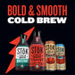SToK Cold Brew Energy Coffee, Vanilla Cream, 195mg Caffeine, 11 fl oz Cans, 12 Pack, B-Vitamins, Guarana & Ginseng