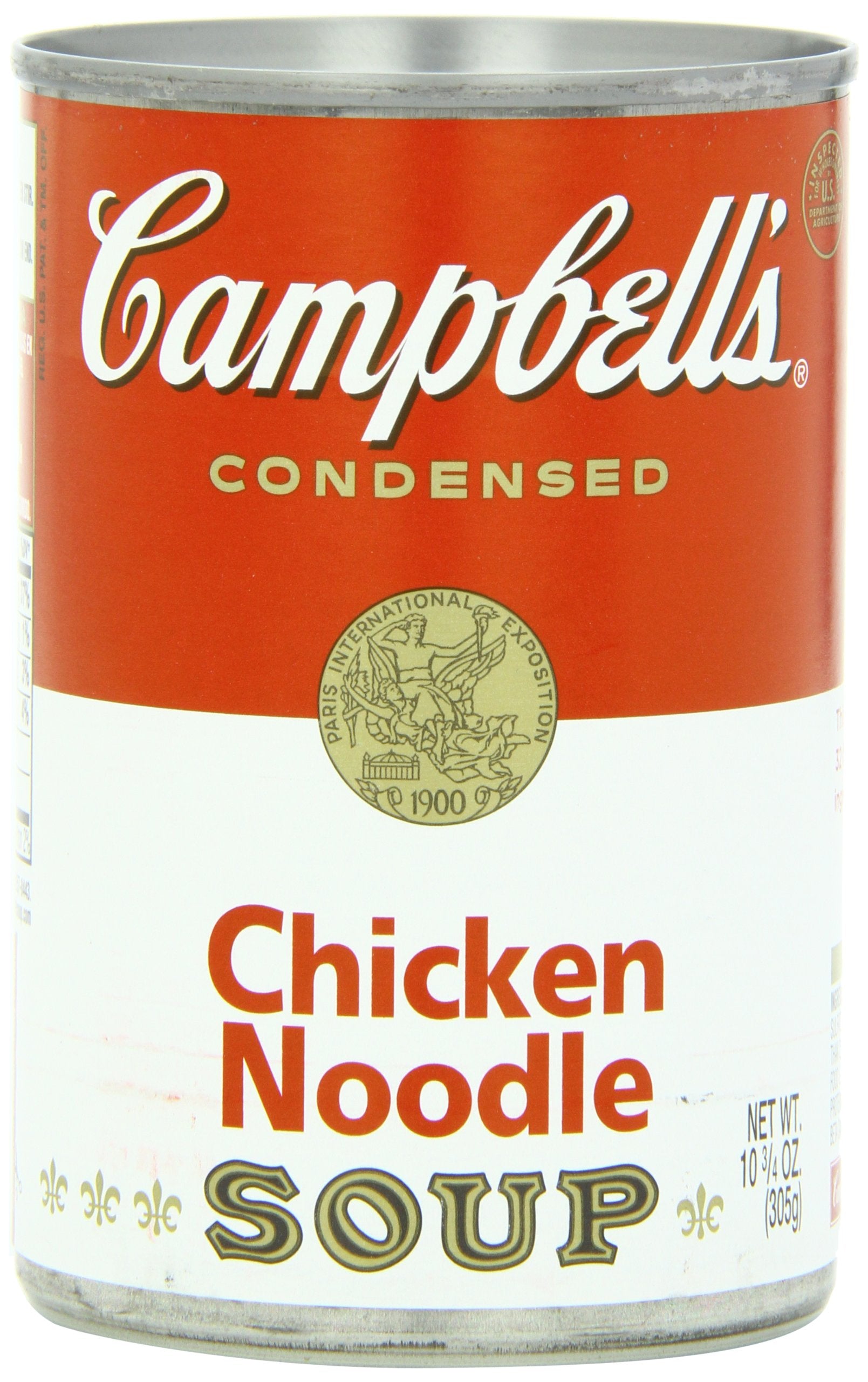 Campbells Chicken Noodle Soup, 10 3/4 oz. Cans, 12 Count