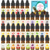 Food Flavoring Oil - Concentrated Candy Flavors, 36 Liquid Lip Gloss Flavoring Oil, Cotton Candy Pineapple Strawberry Flavor Oil