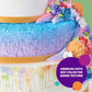Decopac Quins Fancy Sprinkles, 19.5Oz, Candy Sprinkles In Handheld Container, Edible Sprinkles For Celebration Cakes, Cupcakes, Cookies - Confetti White Quins