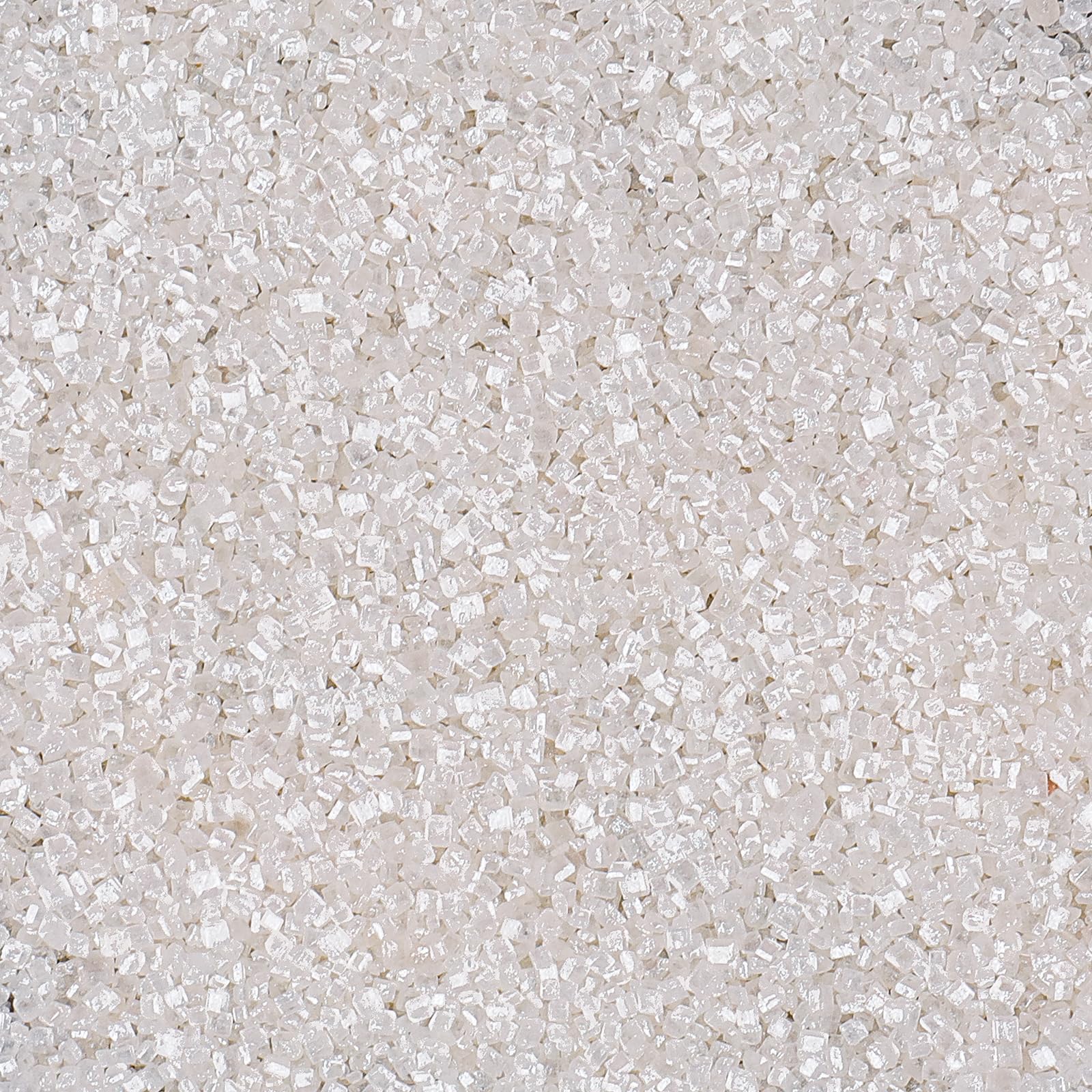 Sprinkles For Cake Decorating  Sanding Crystal Sugar 120G/4.23Oz  Cupcake  Cookie And Donuts Toppings  Wedding  Birthday Party Supplies (White)