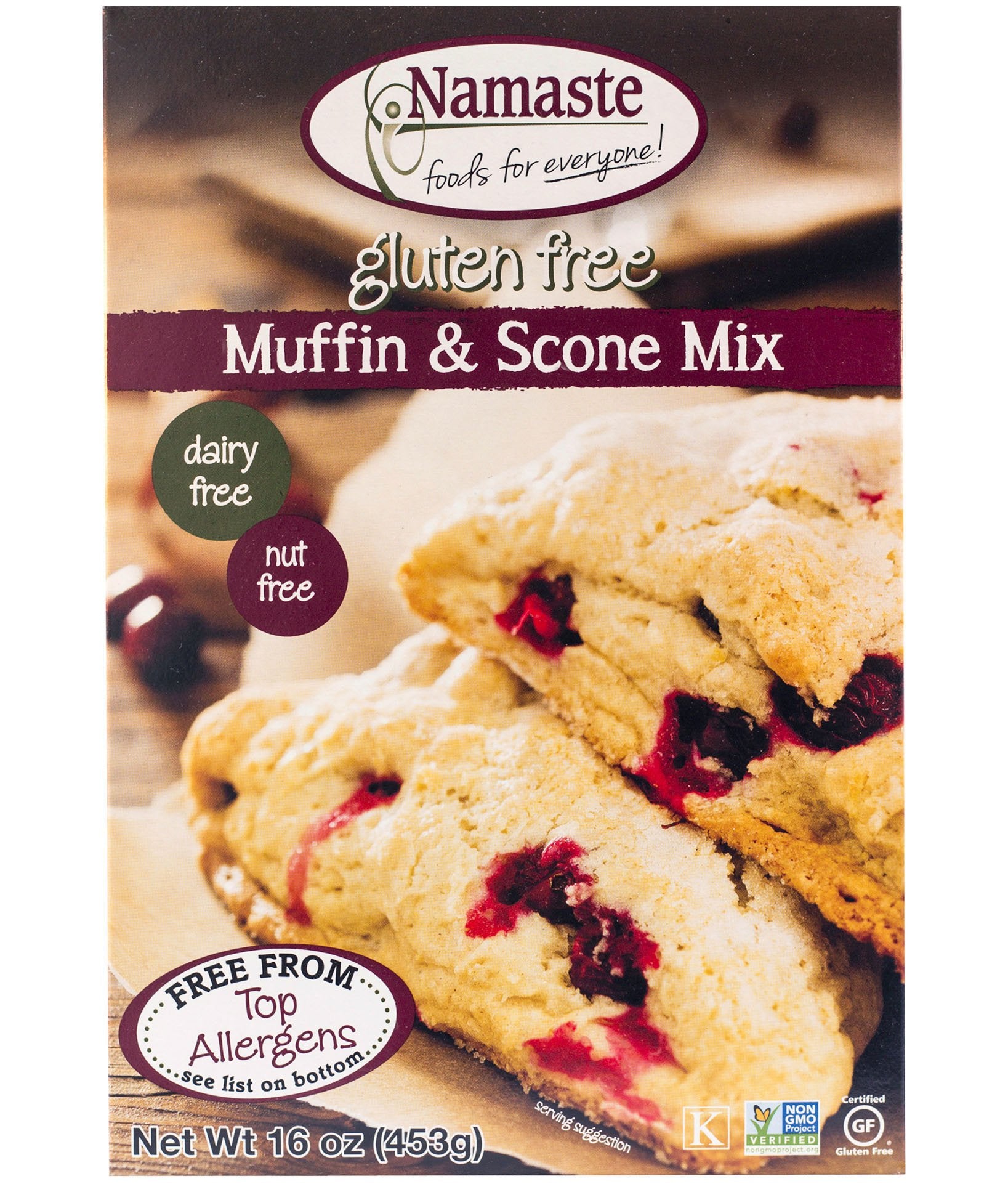 Namaste Foods Gluten Free Muffin Mix, 16-Ounce Bags (Pack Of 6)6