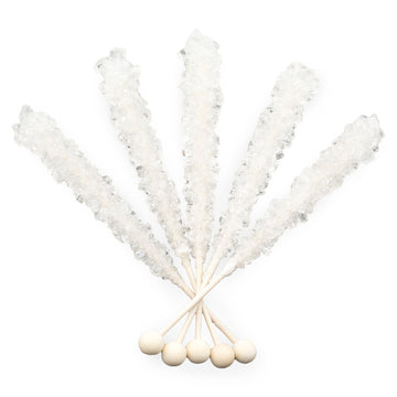 Boone'S Mill | Rock Crystal Candy Sticks | Clear/White Original | 36 Sticks
