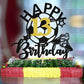 Aeryourtar Glitter Soccer Cake Topper, 13th Birthday Decorations, Paper, Soccer Theme, Party Supplies for Boys and Girls