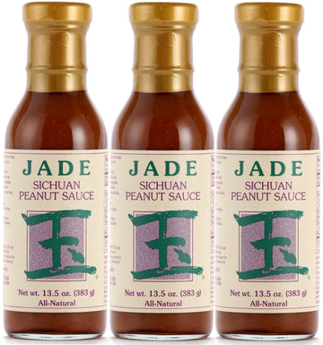 Jade All-Natural Sichuan Peanut Sauce, 13.5 oz., 3 Pack