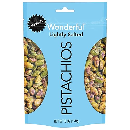 Wonderful Pistachio Lightly Salted Shelled Pistachios 6 OZ