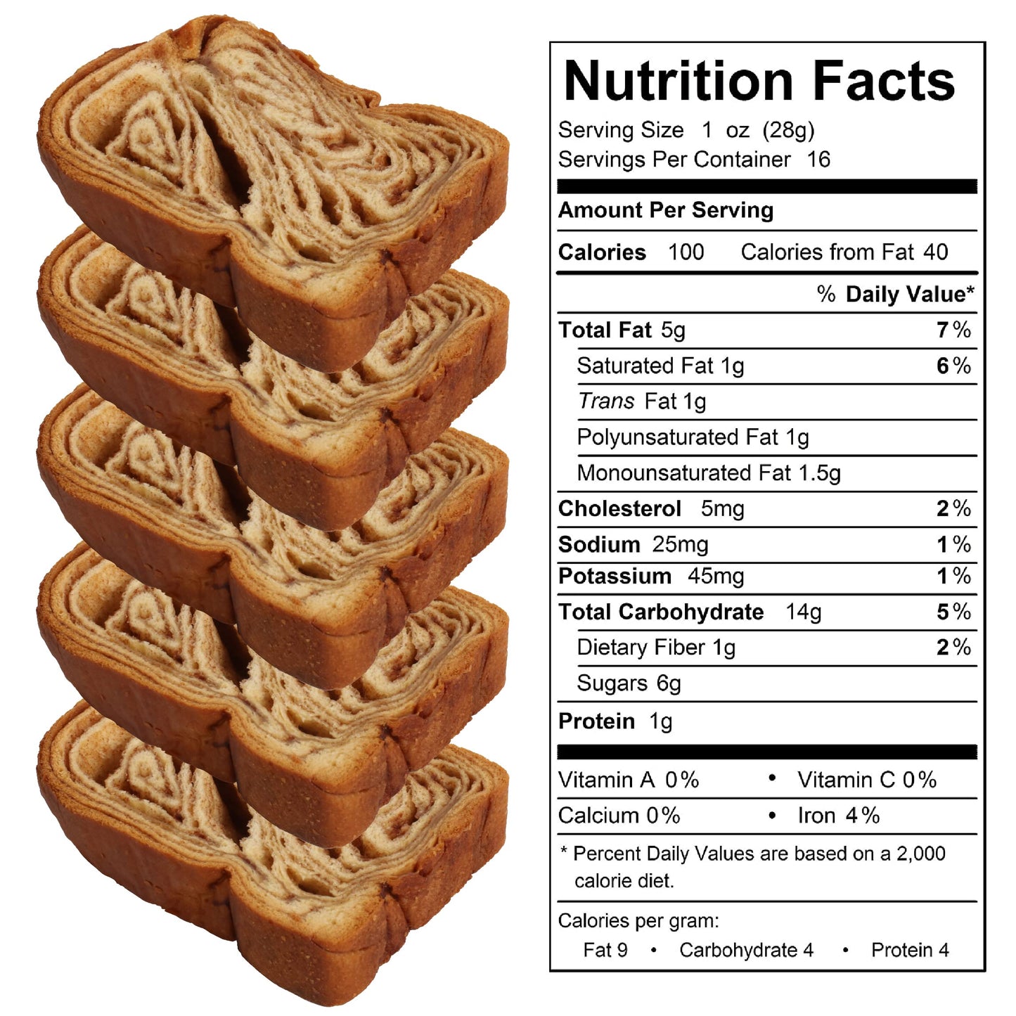 Reisman'S Bakery Cinnamon Babka Cake, Fresh Dessert, Nut-Free And Dairy-Free Cinnamon Cake, Ou Kosher-Certified Babka Bread, 1 L