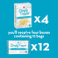 Jolly Time Simply Popped Microwave Popcorn, Lightly Salted, 3oz Sharing Bag, Pack of 12