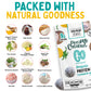 Savage Snacks Go Pineapple Coconut Whole Food Prebiotic 9G Protein Balls & Bites - Convenient On-The-Go Tasty Protein Snacks - High-Protein, Gluten-Free, Grain-Free & Flavored By Nature