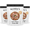 Keto Pizza Crust Zero Carb Mix - Keto And Gluten Free Pizza Baking Mix, Vegan - 0G Net Carbs Per Slice - No Erythritol, Easy To