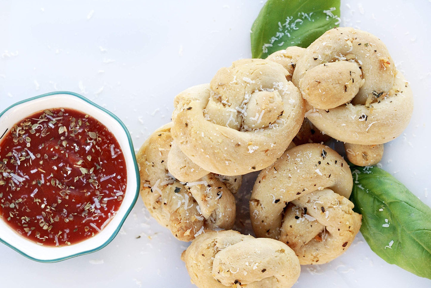 Mom'S Place Gluten Free Garlic Knots Mix With Garlic Butter Sauce