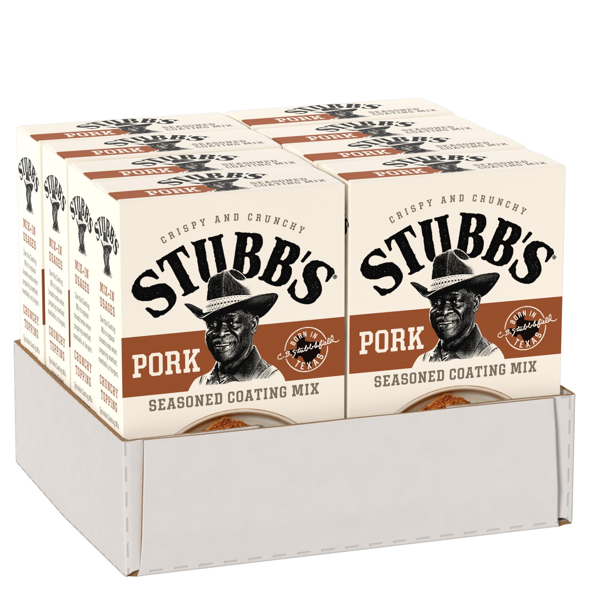 Stubb's Seasoned Coating Mix, Pork, For Coating and Mixing Wherever Youd Use Breadcrumbs, Including Pork Chops, Chicken Tenders,