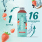 Renew Refresher - Strawberry, Acai - Made with Real Fruit and No Added Sugar - Low Cal, Hydrating Coconut Water, and Natural Ene