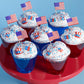 Decopac Red, White, And Blue Nonpareils | 30Oz | Fancy Cake Sprinkles In Handheld Container, Edible Cake Decorations For July 4T
