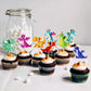 Ercadio 24 Pack Dragon Cupcake Toppers Lovely Dragon Cake Picks Lovely Dragon Cupcake Topper Dragon Cupcake Toppers Picks For Dr