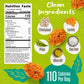 PEAKAPOP Veggie Chips - Plant-Based Popped Chips, Vegan & Gluten-Free, Chili Lime, 1 oz Bags (15-Pack)