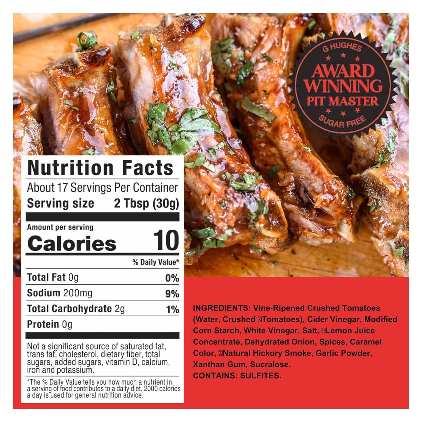 G Hughs Sweet And Spicy Bbq Sauce 18Oz