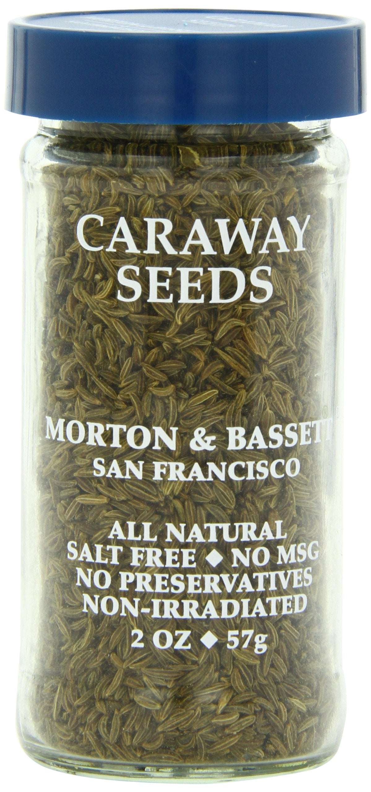 Morton & Bassett Caraway Seeds, 2-Ounce Jars (Pack of 3)
