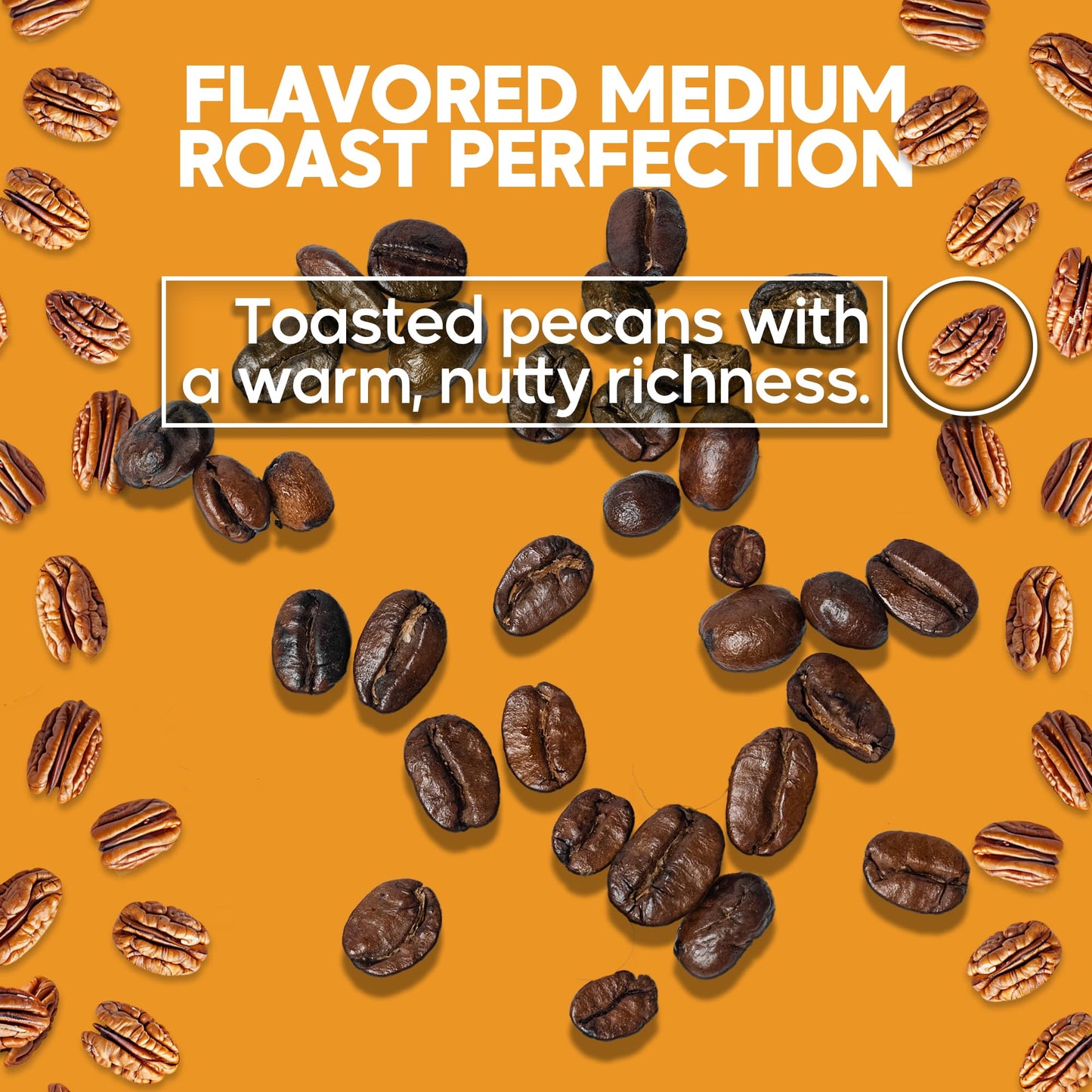 Sarasota Coffee Whole Bean Southern Texas Butter Pecan | Medium Roast Gourmet Flavored Coffee Beans | Low Acid, Mold Free, Speci