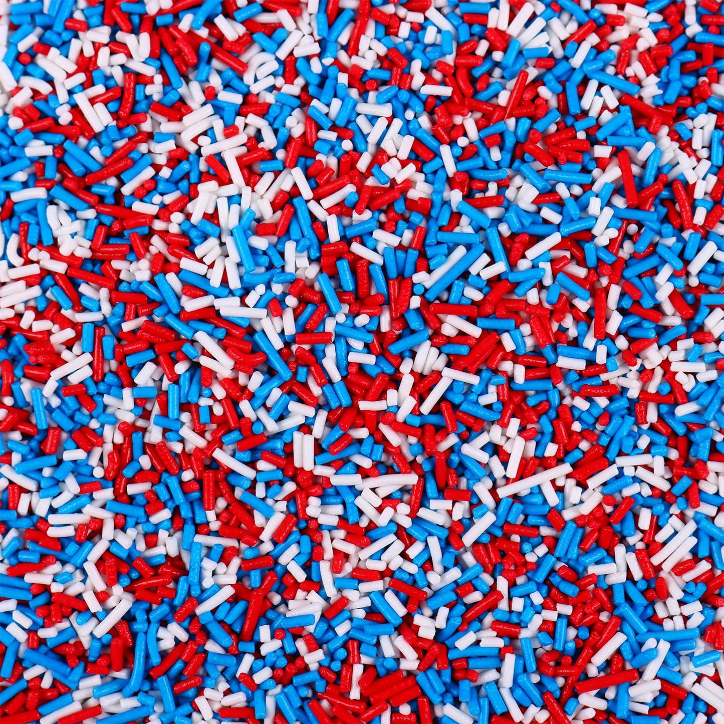 Patriotic Jimmy Sprinkles For Cake Decorating, Red White And Blue Sprinkles, 4Th Of July For Cake, Cupcakes, Cookies, Macaron, A